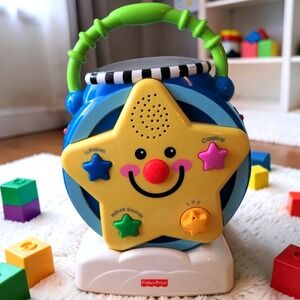 Vintage 2006 Fisher-Price Star Music Box K4057 Lullabies Y2K Kidcore Tested 00s